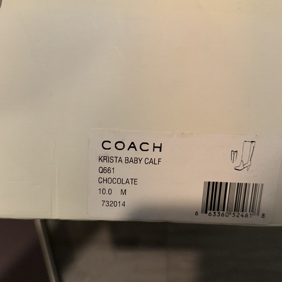 Coach Boots Krista Mahogany - Picture 7 of 8